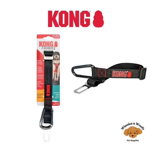 KONG Seat Belt Tether for Dogs - Dog Harness Accessories