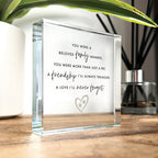 Oh So Precious Pet Memorial Crystal Token