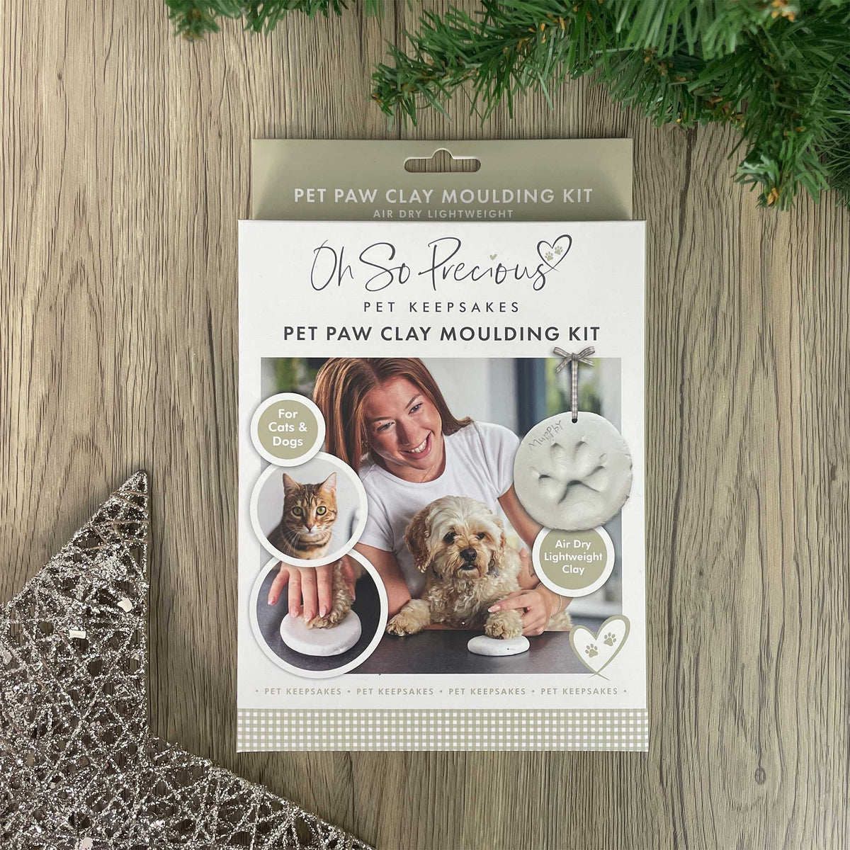 Oh So Precious Clay Pet Paw Impression Moulding Kit