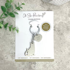 Oh So Precious Always In My Heart Charm Cat Memorial Keyring