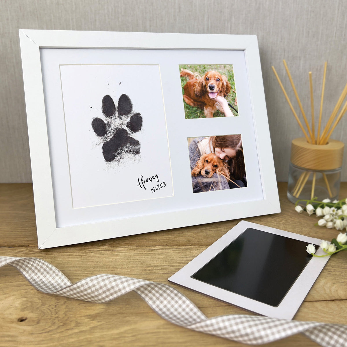 Oh So Precious Paw Print Ink Keepsake Photo Frame Kit