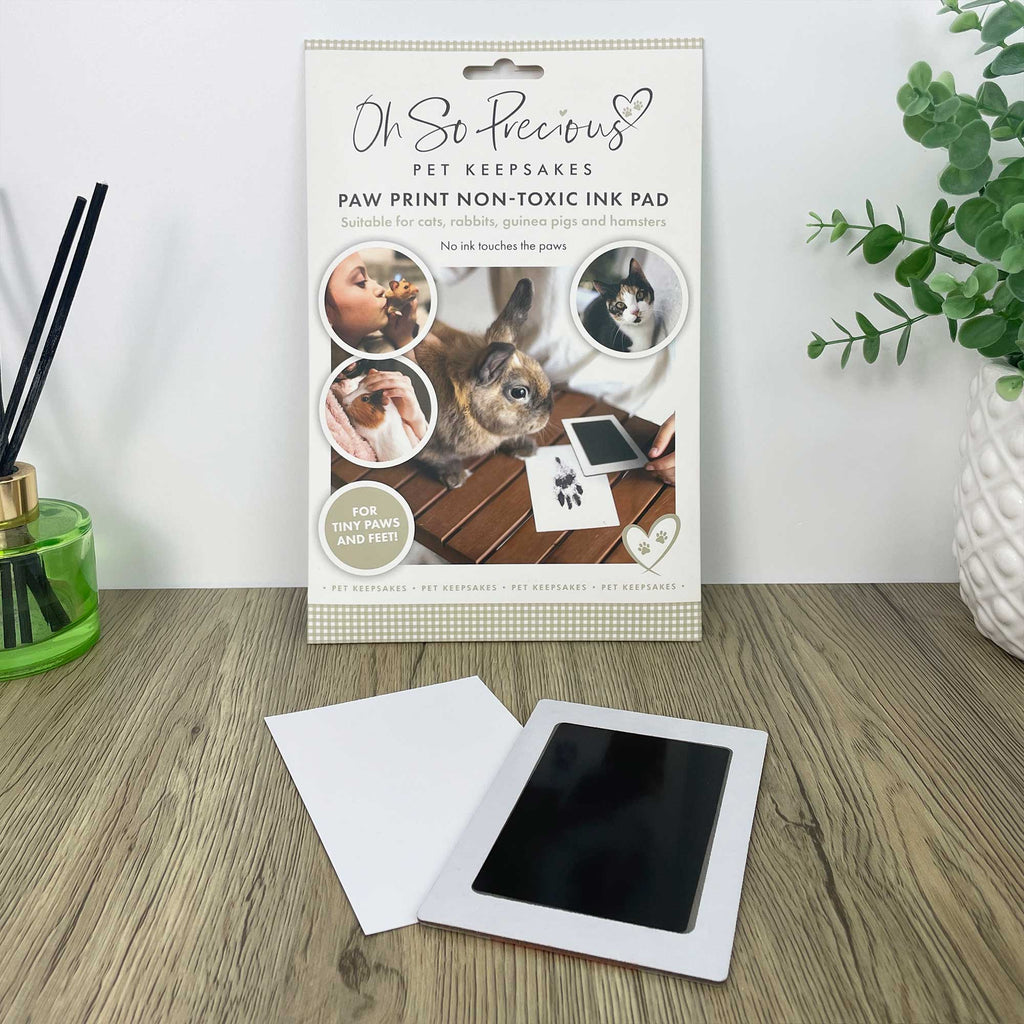 Oh So Precious Paw Print Non-toxic Paw Print Ink Pad Kit For Small Mammals