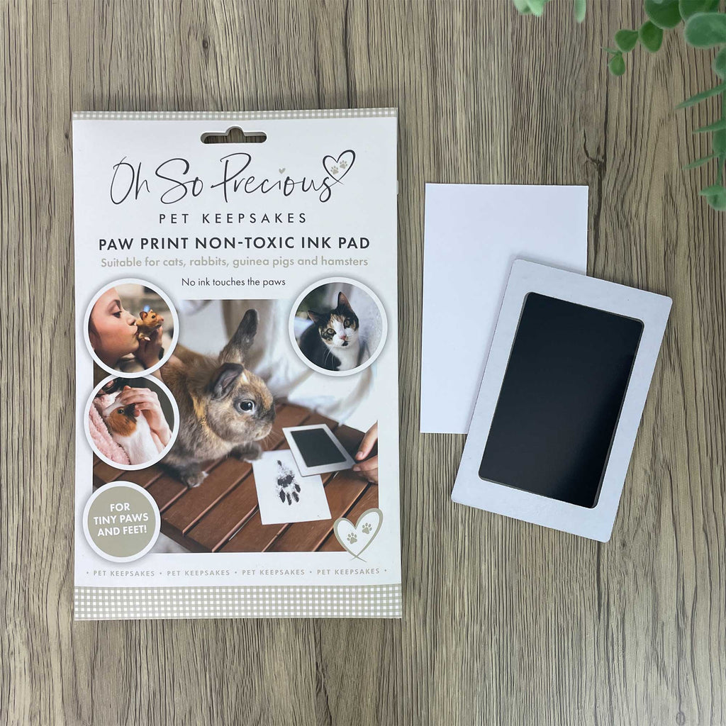 Oh So Precious Paw Print Non-toxic Paw Print Ink Pad Kit For Small Mammals