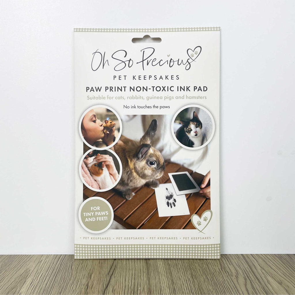 Oh So Precious Paw Print Non-toxic Paw Print Ink Pad Kit For Small Mammals