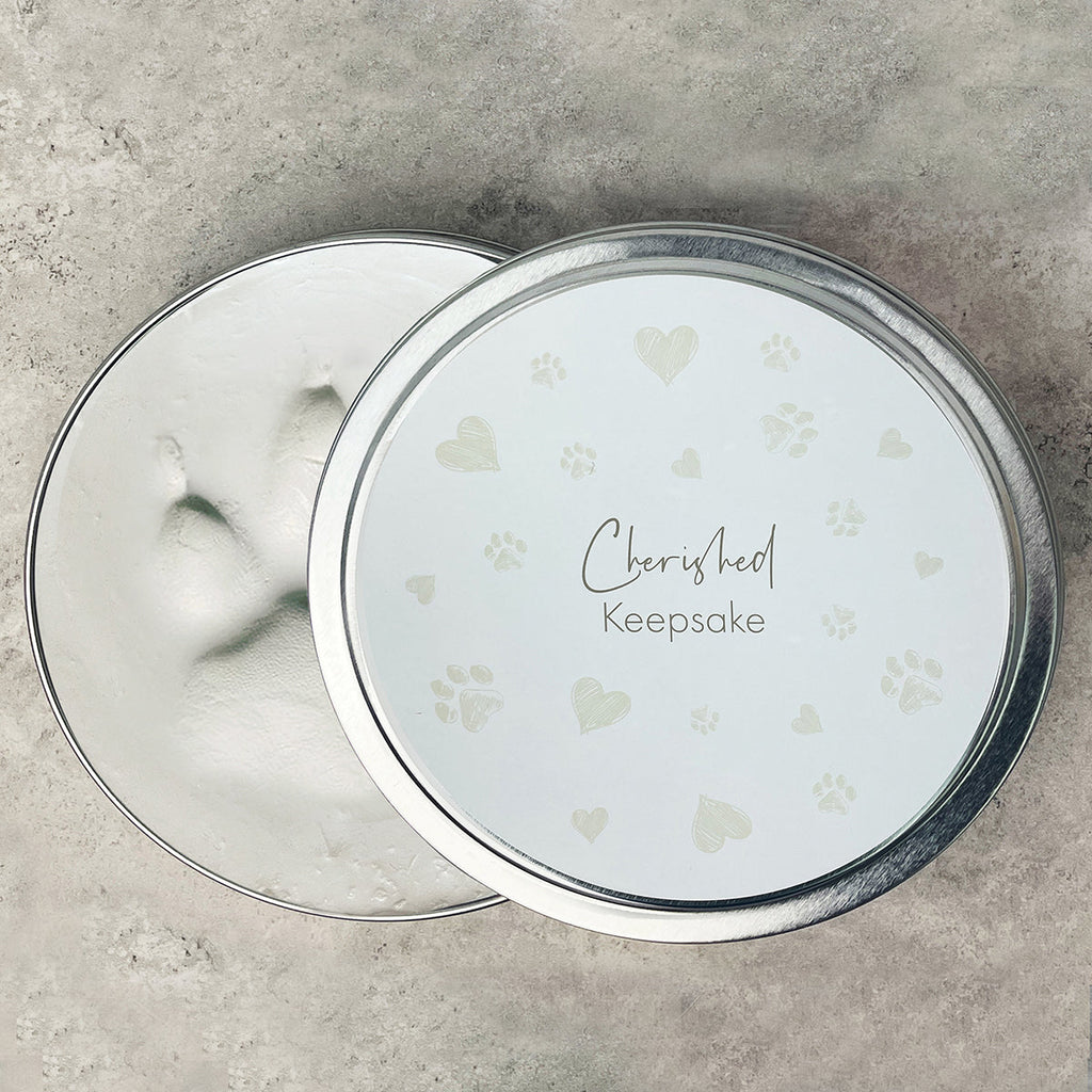 Oh So Precious Pet Paw Print Clay Impression Tin