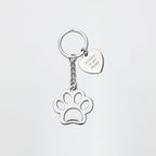Oh So Precious Always In My Heart Charm Paw Memorial Keyring