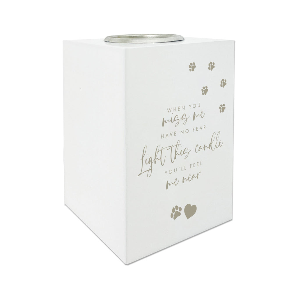Oh So Precious Pet Memorial Tea Light Holder