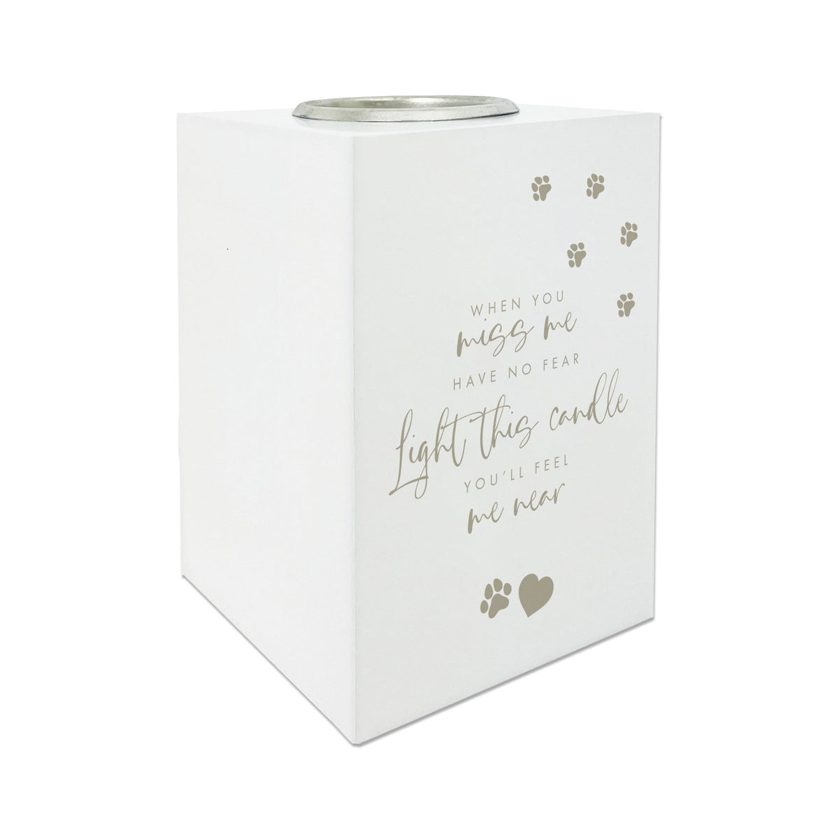 Oh So Precious Pet Memorial Tea Light Holder