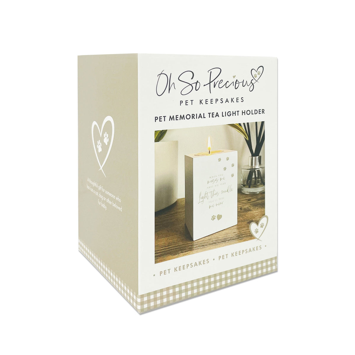 Oh So Precious Pet Memorial Tea Light Holder