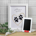 Oh So Precious Framed Pet Paw Print Keepsake With Ink Kit