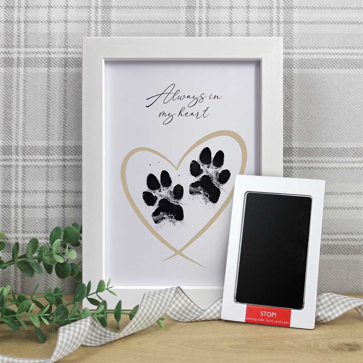Oh So Precious Framed Pet Paw Print Keepsake With Ink Kit