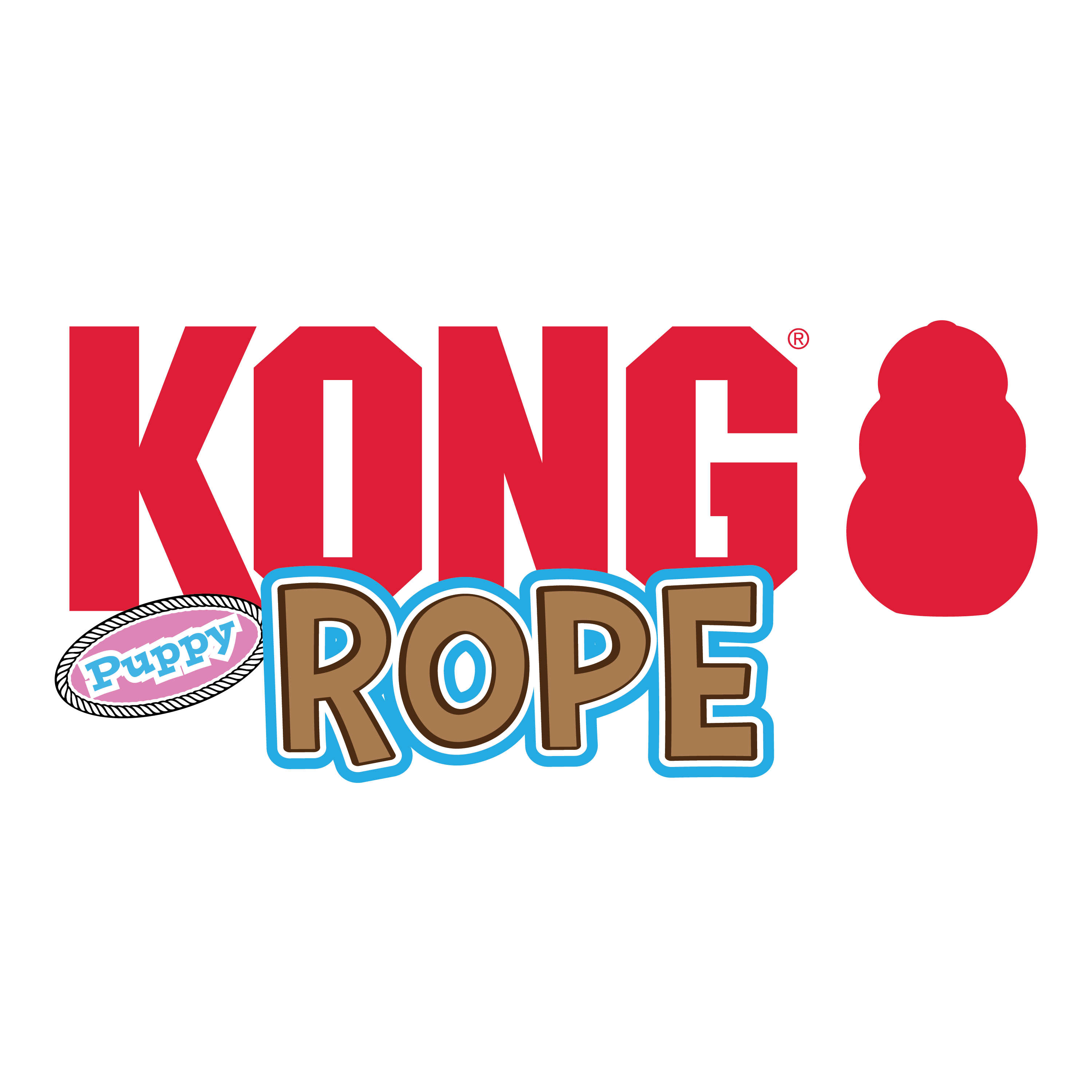 KONG Rope Tug Puppy Assorted Md