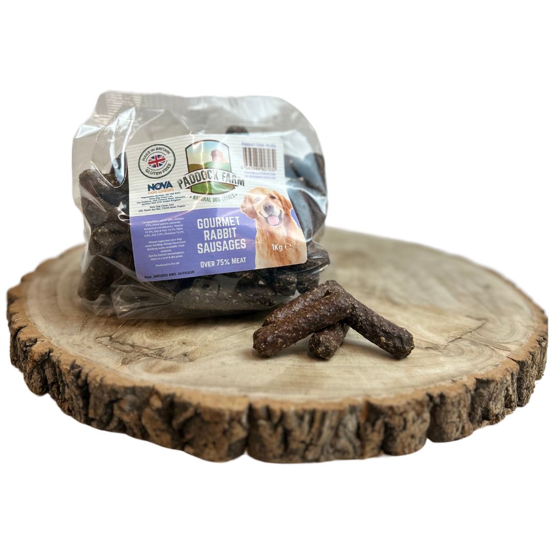 BULK BUY - Natural Dog Treats - 500g-1KG Bags - Beef Trachea/Moon Bones/Steak Strips/Sausages