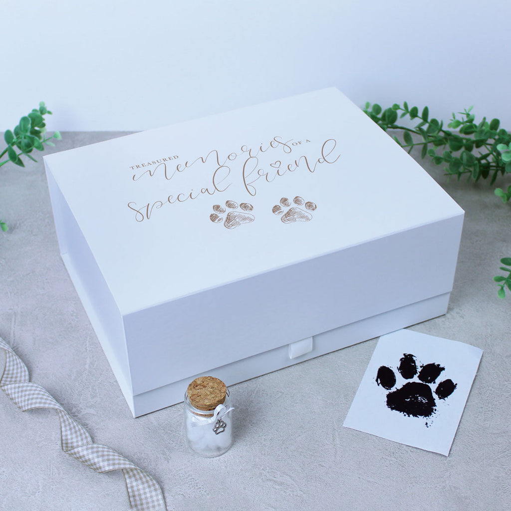 Oh So Precious Treasured Memories Pet Memorial Keepsake Box