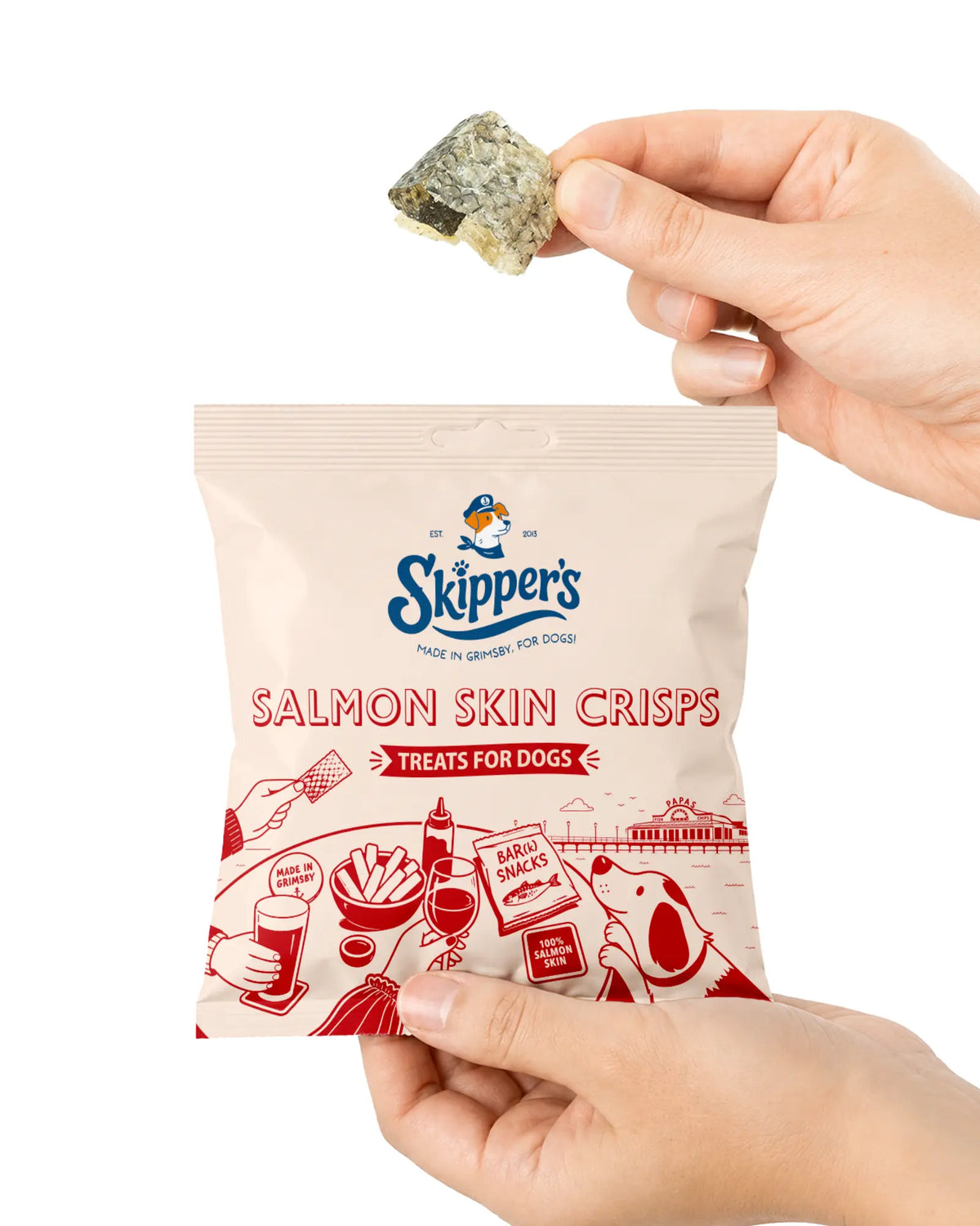 Skippers Fish Skin Crisps for Dogs