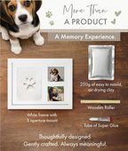 Oh So Precious Paw Print Clay Mould & Photo Frame Kit