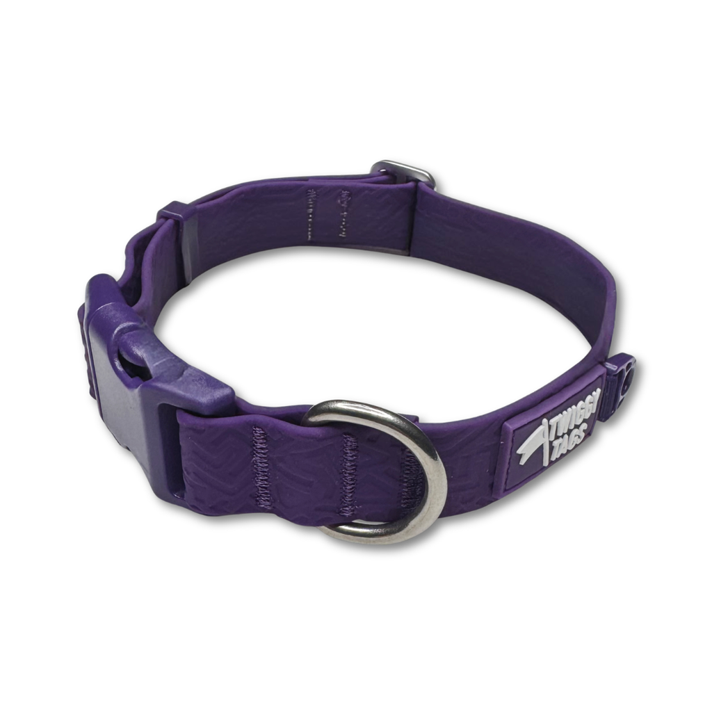 Twiggy Tags Tidal Waterproof Collar - Amethyst