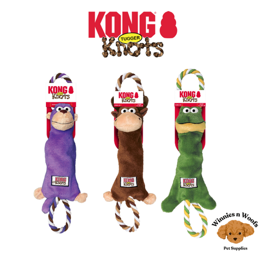 KONG Tugger Knots Tuf & Fetch Internal Rope Dog Toys