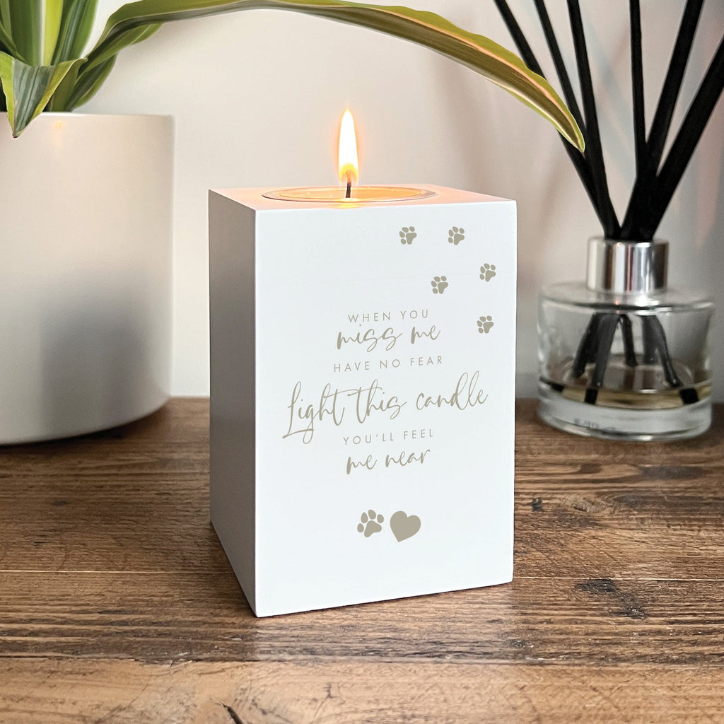 Oh So Precious Pet Memorial Tea Light Holder