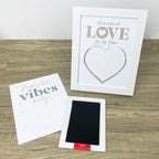 Oh So Precious Paw Print Ink Picture Frame With 2 Designs + Ink Pad