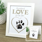 Oh So Precious Paw Print Ink Picture Frame With 2 Designs + Ink Pad