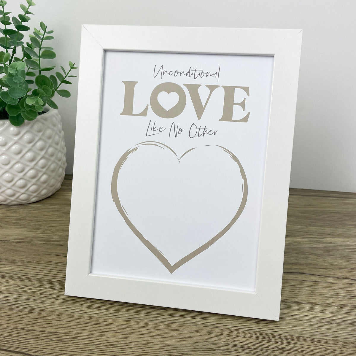 Oh So Precious Paw Print Ink Picture Frame With 2 Designs + Ink Pad