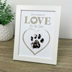 Oh So Precious Paw Print Ink Picture Frame With 2 Designs + Ink Pad