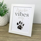 Oh So Precious Paw Print Ink Picture Frame With 2 Designs + Ink Pad