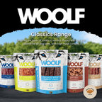 WOOLF All Natural Dog Treats - Classic and Soft Cubes Range 100g