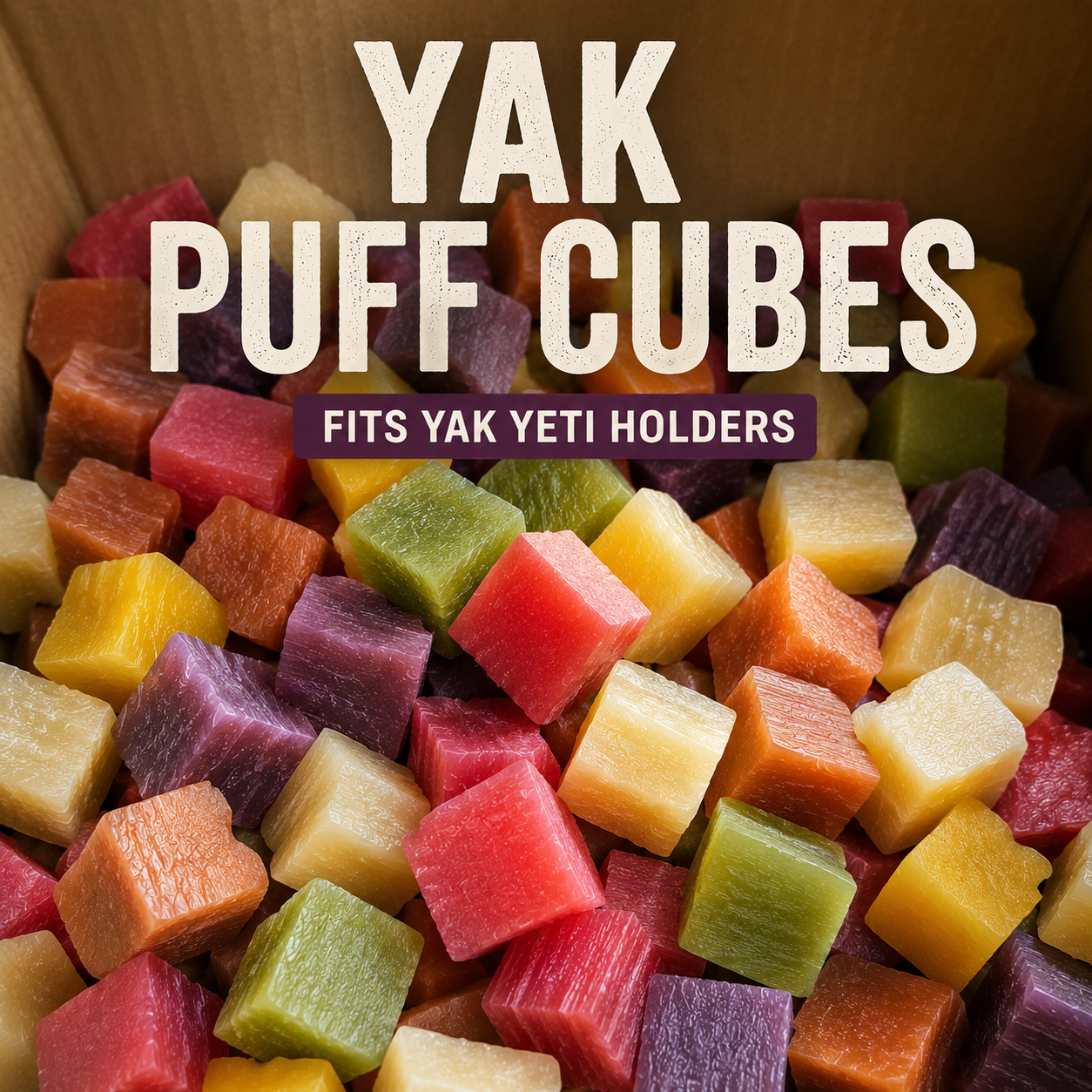Yak Puff Cubes - Puffing Yak Chew Cubes for Holders