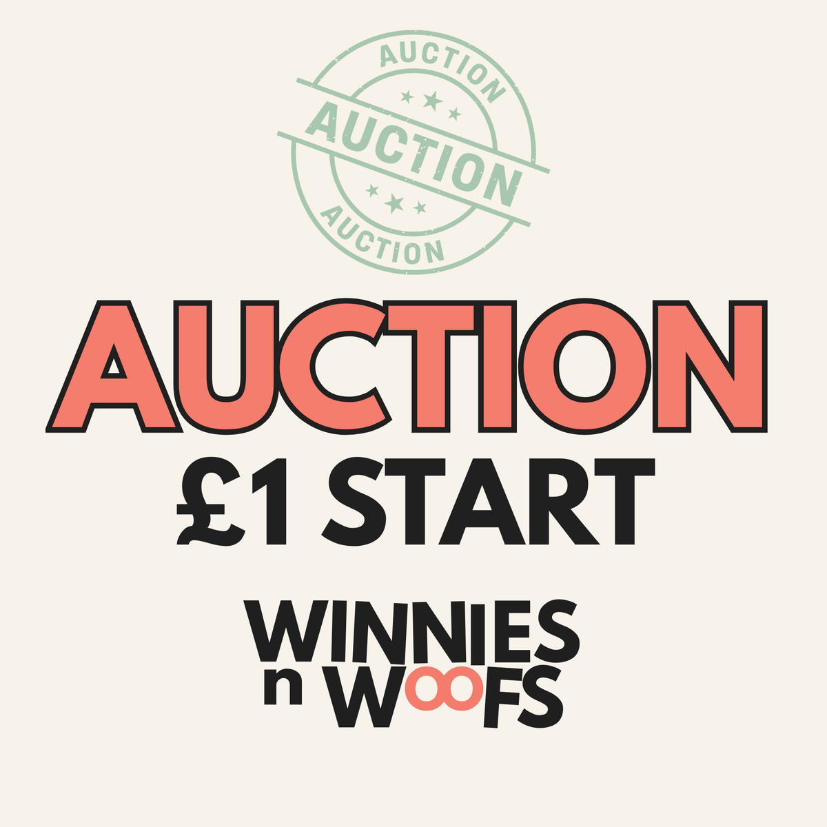 Live Auction £1 starts dog treats, dog toys