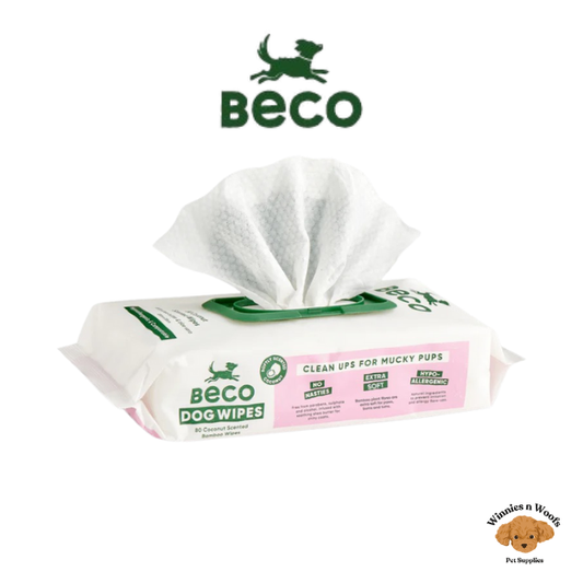 Beco Dog Wipes - Scented Coconut - Safe & Gentle