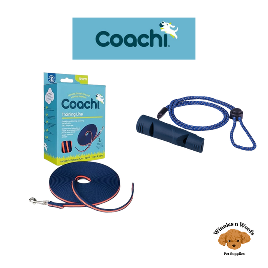 Coachi Dog Training Aids - Long Lines and Whistles - Training