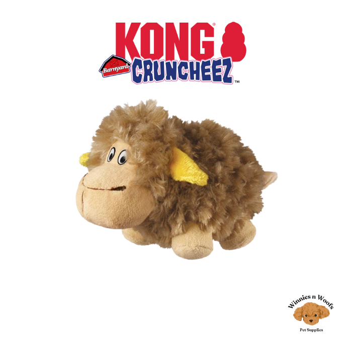 KONG Barnyard Cruncheez Sheep Large Non Squeak