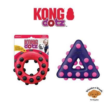 KONG Dotz Chew Toys for Dogs - Perfect for Dental Health