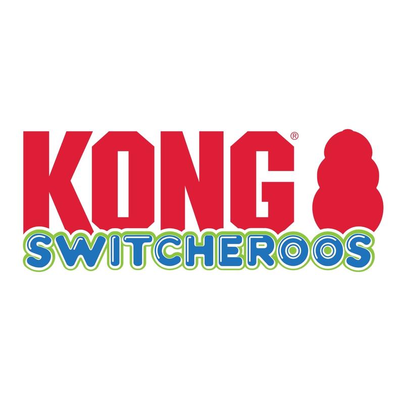 KONG Switcheroos Large Textured Dog toy with squeaker