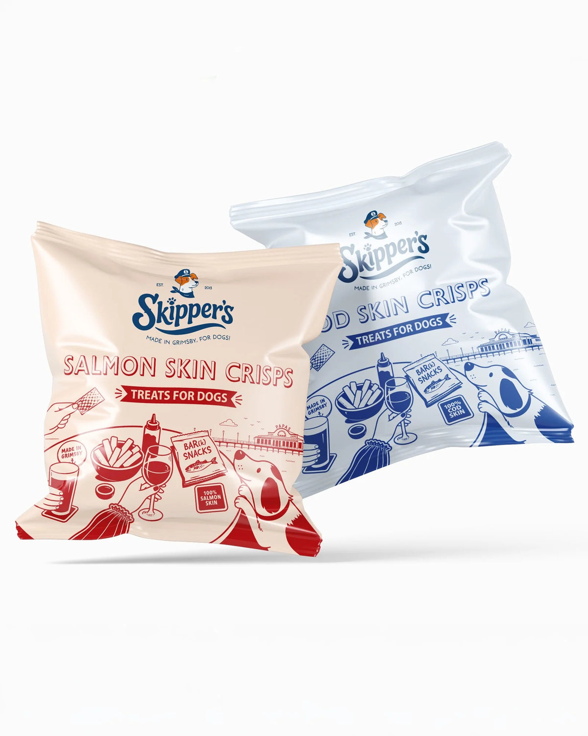 Skippers Fish Skin Crisps for Dogs