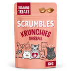 Scrumbles Krunchies Hairball Cat Treats 180g