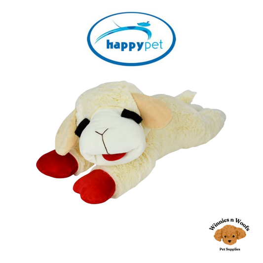 Happy Pet Lamb Chop Plush Dog Toy