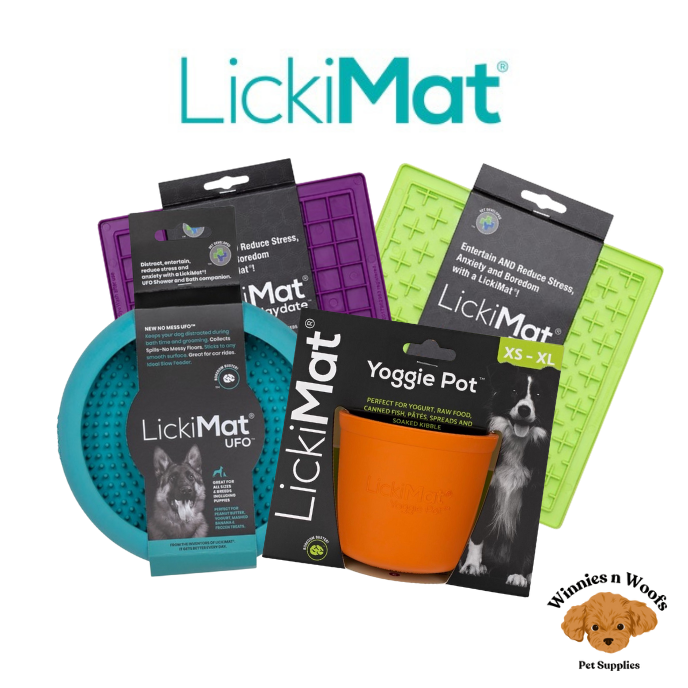 LickiMat Range of Enrichment Feeders - Yoggie Pot & Wobblers