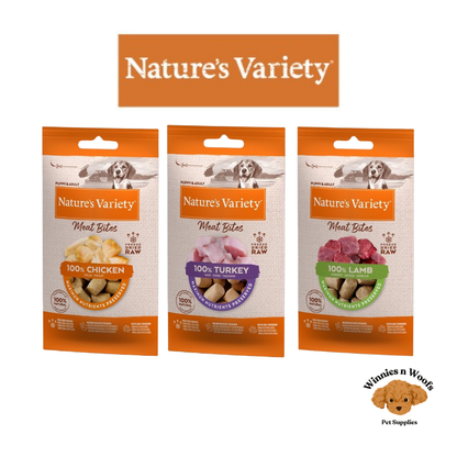 Natures Variety Freeze Dried Bites 20g - Various Flavours - Dog Treats for All Breeds