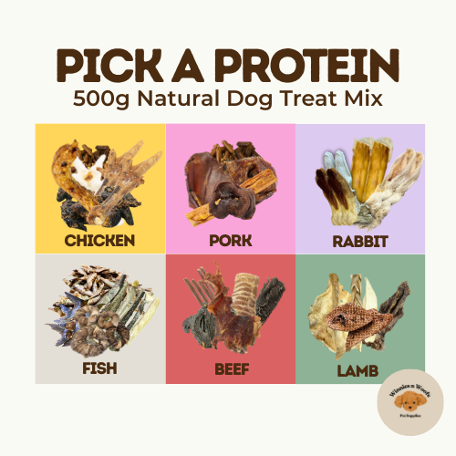 Pick a Protein | 500g Natural Dog Treat Bundle