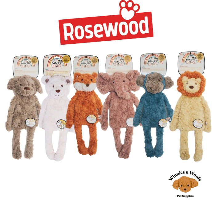 Rosewood - Crinkle and Squeak, No Stuffing - Dog Toy and Comforter
