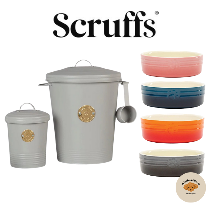 Scruffs Range of Dog Bowls and Canisters