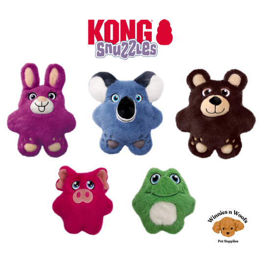 KONG Snuzzles - Plush Dog Toy with Full Body Squeaker