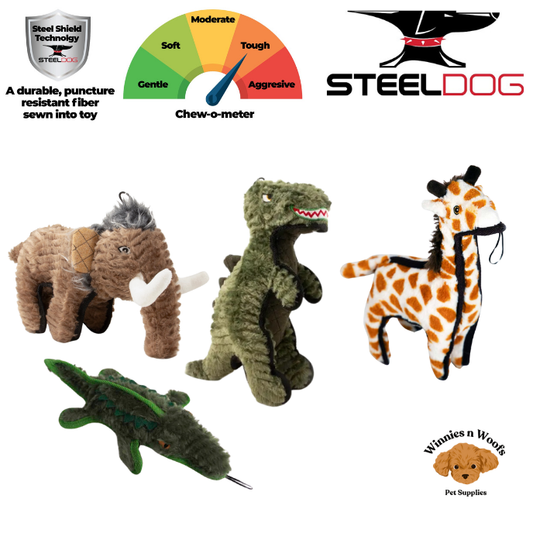 STEEL DOG Ruffian Steel Shield Technology Range of Dog Toys