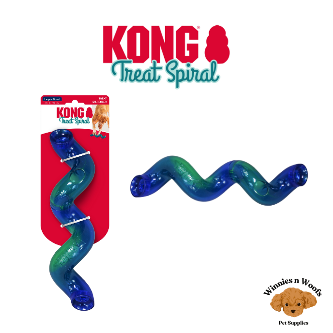 KONG Treat Spiral Stick Treat Dispensing Dog Toy