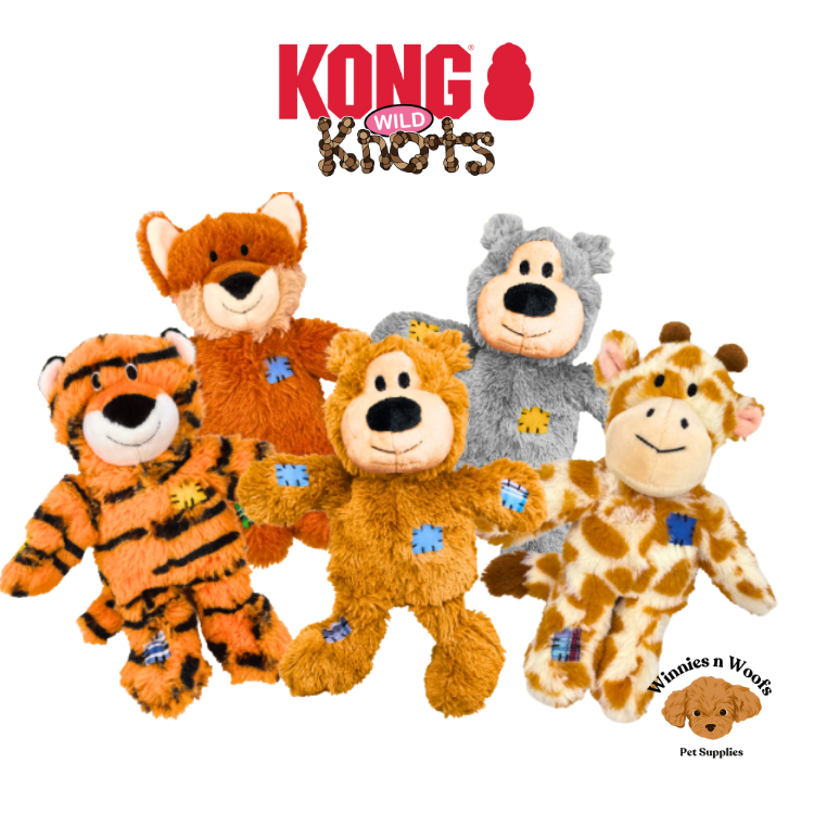 KONG Knots Range Dog Toys with Internal Ropes