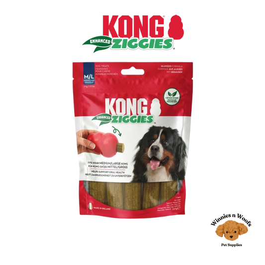 KONG Ziggies Enhanced Medium Large 227g Dog Treats